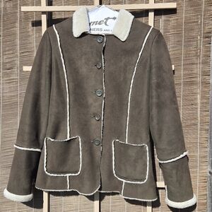 Sonoma faux suede jacket size Small